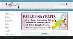Desktop Screenshot of bellalunacrafts.com