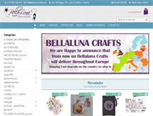 Tablet Screenshot of bellalunacrafts.com